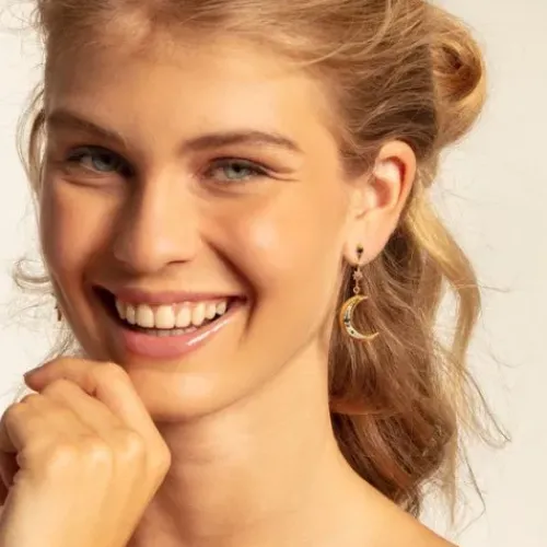 Thomas Sabo Ohrringe-Ohrringe Royalty Star & Moon - H2025-959-7