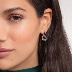 Thomas Sabo Ohrringe-Ohrringe Schlange Silber - H2123-342-7