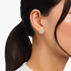 Thomas Sabo Ohrringe-Ohrstecker Blume Lovely Daisy gross Silber - H2169-051-4