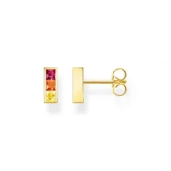 Thomas Sabo Ohrringe-Ohrstecker Bunte Steine Gold - H2250-996-7