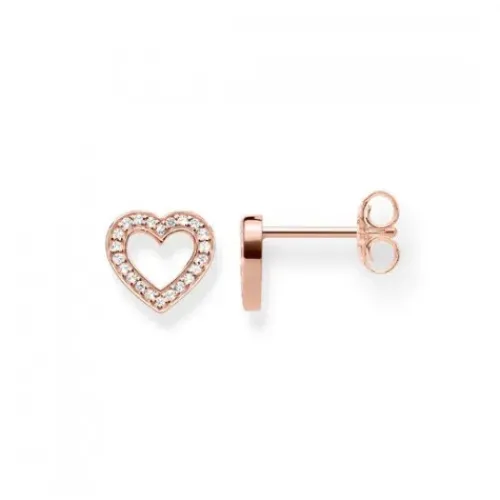 Thomas Sabo Ohrringe-Ohrstecker Herzen gross - H1945-416-14