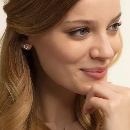 Thomas Sabo Ohrringe-Ohrstecker Herzen gross - H1945-051-14