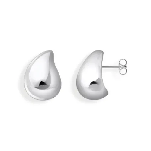 Thomas Sabo Ohrringe-Ohrstecker in organischer Tropfenform Silber - H2299-001-21