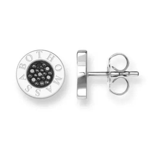 Thomas Sabo Ohrringe-Ohrstecker klassisch Pavé schwarz - H1547-051-11