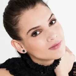 Thomas Sabo Ohrringe-Ohrstecker klassisch Pavé schwarz - H1861-641-11