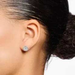 Thomas Sabo Ohrringe-Ohrstecker mit Weissen Steinen Silber - H2062-051-14