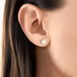 Thomas Sabo Ohrringe-Ohrstecker Perle Gold - H1430-430-14