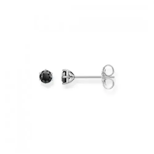 Thomas Sabo Ohrringe-Ohrstecker schwarzer Stein - H1964-051-11