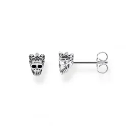 Thomas Sabo Ohrringe-Ohrstecker Totenkopf König - H2111-643-11