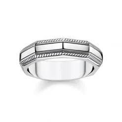 Thomas Sabo Herrenschmuck-Ring Angular Silver - TR2276-637-21