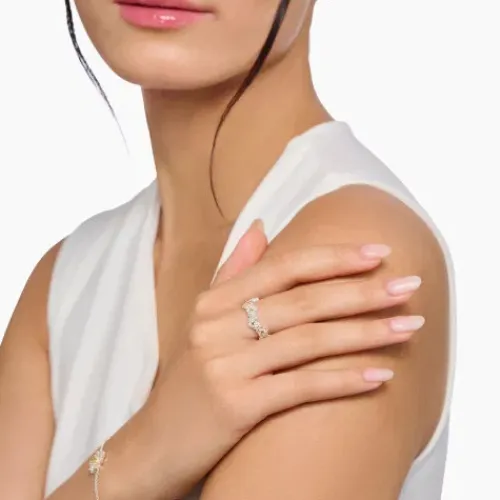 Thomas Sabo Ringe-Ring Blume Lovely Daisy mit Steinen Silber - TR2337-051-4