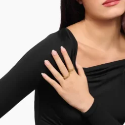 Thomas Sabo Ringe-Ring Box Chain vergoldet - TR2502-413-39