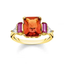 Thomas Sabo Ringe-Ring Colourful Stones Gold - TR2262-488-7