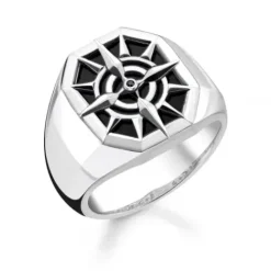 Thomas Sabo Ringe-Ring Compass Black - TR2274-641-11