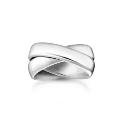 Thomas Sabo Ringe-Ring Duo breit Silber - TR2491-001-21