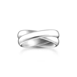Thomas Sabo Ringe-Ring Duo schmal Silber - TR2490-001-21