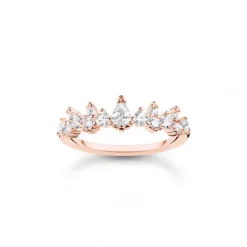 Thomas Sabo Ringe-Ring Eiskristalle Roségold - TR2415-416-14