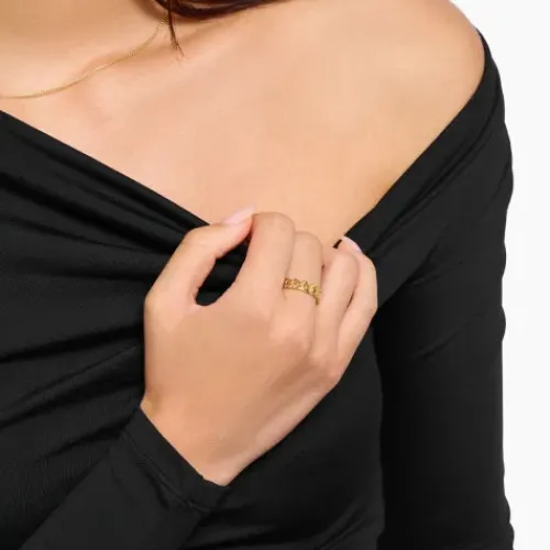 Thomas Sabo Ringe-Ring Kettenglieder vergoldet - TR2496-413-39