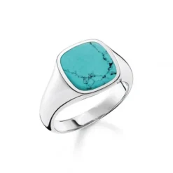 Thomas Sabo Ringe-Ring Klassisch Türkis - TR2332-404-17