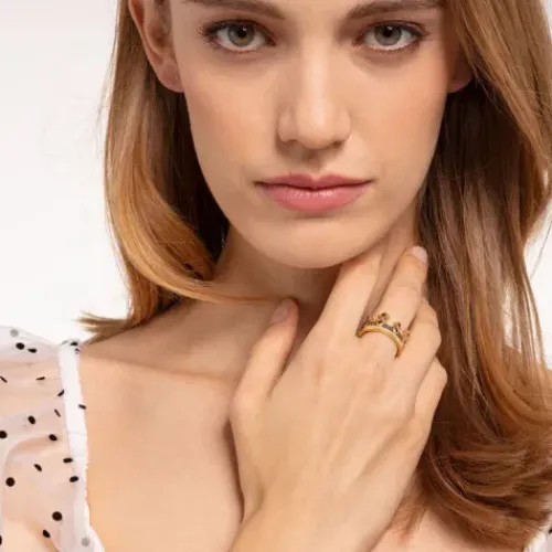 Thomas Sabo Ringe-Ring Krone Gold - TR2208-414-11