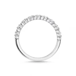 Thomas Sabo Ringe-Ring Kugeln Mit Weissen Steinen Silber - TR2318-051-14