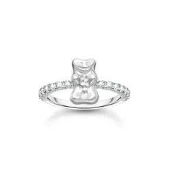 Thomas Sabo Ringe-Ring mit HARIBO Goldbär und Steinen Silber - TR2504-051-14