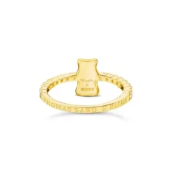 Thomas Sabo Ringe-Ring mit HARIBO Goldbär und Steinen vergoldet - TR2504-414-14