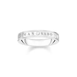 Thomas Sabo Ringe-Ring mit Weissen Steinen Silber - TR2253-051-14