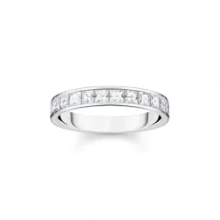 Thomas Sabo Ringe-Ring mit Weisse Steine Pavé Silber - TR2358-051-14
