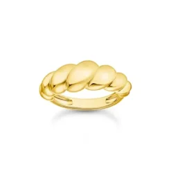Thomas Sabo Ringe-Ring organische Formen vergoldet - TR2494-413-39