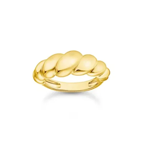 Thomas Sabo Ringe-Ring organische Formen vergoldet - TR2494-413-39