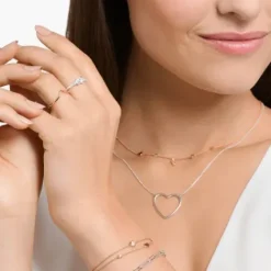 Thomas Sabo Ringe-Ring Pavé Weisser Stein Silber - TR2397-051-14