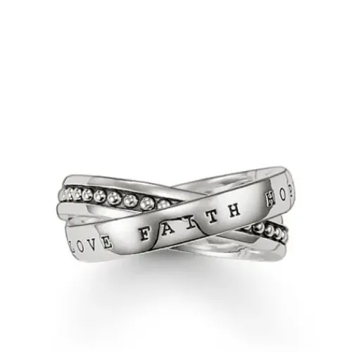 Thomas Sabo (Kette mit) Herz-Ring Rebel at heart - TR1930-001-12
