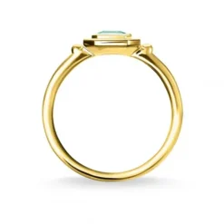 Thomas Sabo Ringe-Ring Red & Green Stones Gold - TR2264-973-7