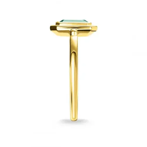 Thomas Sabo Ringe-Ring Red & Green Stones Gold - TR2264-973-7