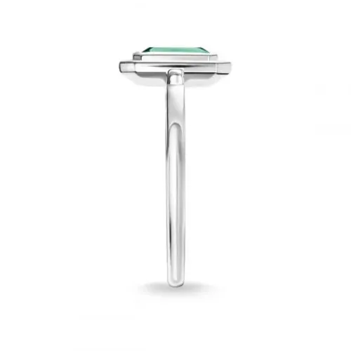 Thomas Sabo Ringe-Ring Red & Green Stones Silver - TR2264-348-7