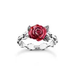 Thomas Sabo Ringe-Ring Roses Romance Silber - TR2482-664-10