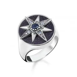 Thomas Sabo Ringe-Ring Royalty Stern mit Steine Silber - TR2367-945-7