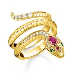 Thomas Sabo Ringe-Ring Schlange Gold - TR2305-488-7