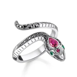 Thomas Sabo Ringe-Ring Schlange Silber - TR2304-342-7