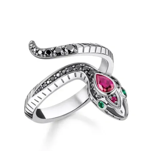Thomas Sabo Ringe-Ring Schlange Silber - TR2304-342-7