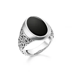 Thomas Sabo Ringe-Ring Schwarz - TR2242-698-11