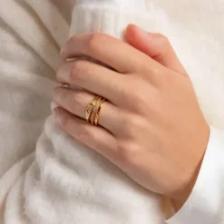 Thomas Sabo Ringe-Ring Stern Gold - TR2314-414-14