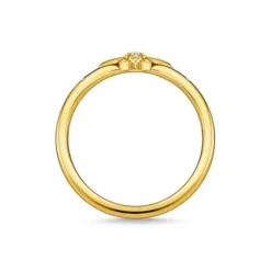 Thomas Sabo Ringe-Ring Stern Mit Steinen Gold - TR2317-414-14