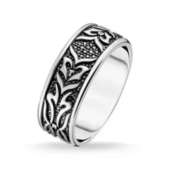 Thomas Sabo Ringe-Ring Tiger Muster Schwarz - TR2291-643-11