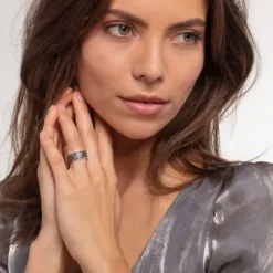 Thomas Sabo Ringe-Ring Tiger Muster Schwarz - TR2291-643-11