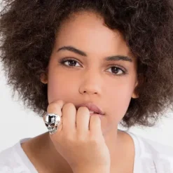 Thomas Sabo Ringe-Ring Totenkopf - TR1704-001-12