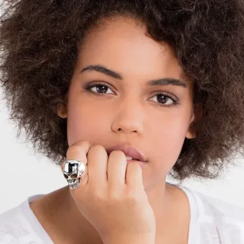 Thomas Sabo Ringe-Ring Totenkopf - TR1704-001-12
