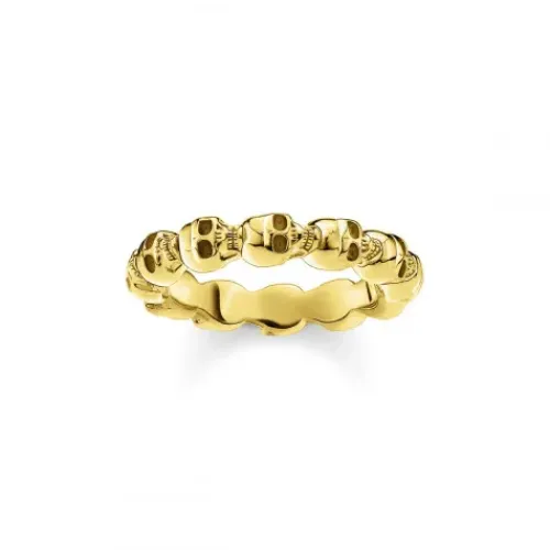Thomas Sabo Ringe-Ring Totenkopf Gold - TR1922-413-39