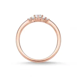 Thomas Sabo Ringe-Ring Vintage Weisse Steine Roségold - TR2325-416-14